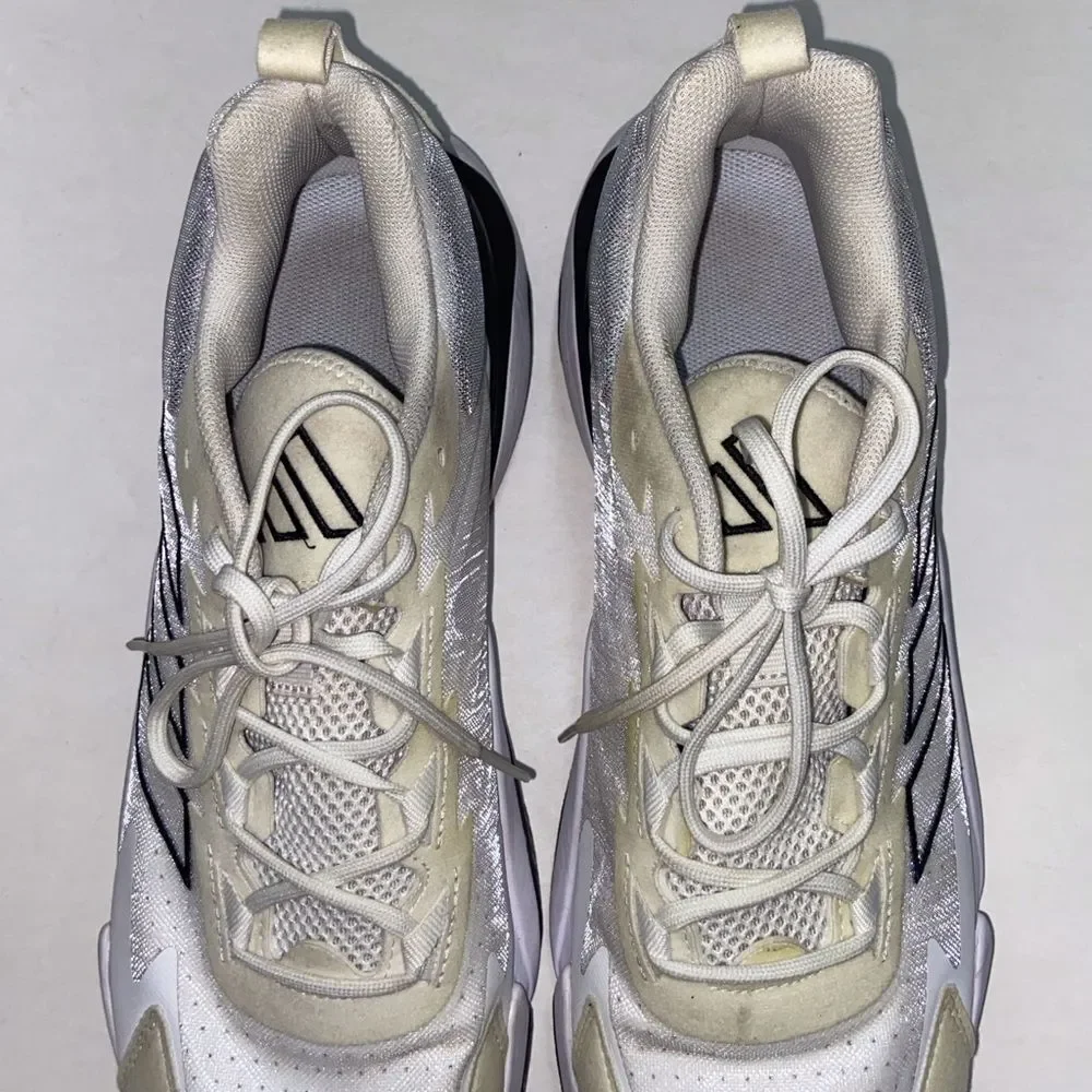 Adidas Men’s Impact FLX Li AIE9378 Training Cream and Black Sneakers Size 16 US - Picture 9 of 11